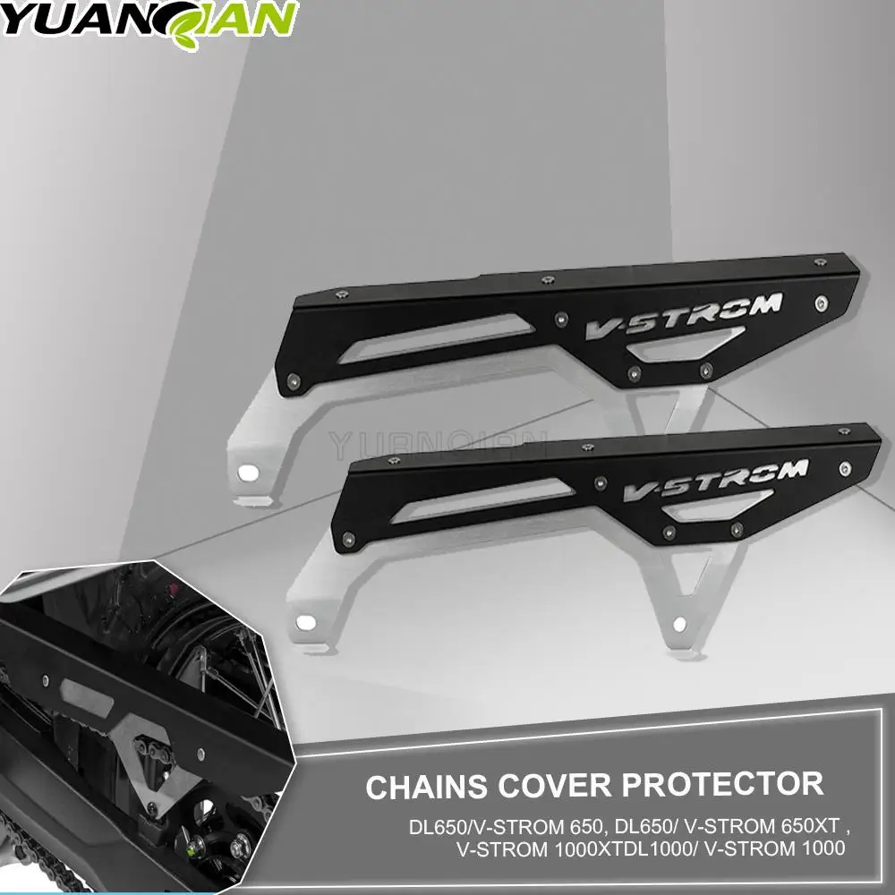 Motorcycle Aluminum Stainless Steel Chain Guard For Suzuki Dl650 650Xt Vstrom V Strom Dl 650 Vstrom 1050 Vstrom Dl1000 X
