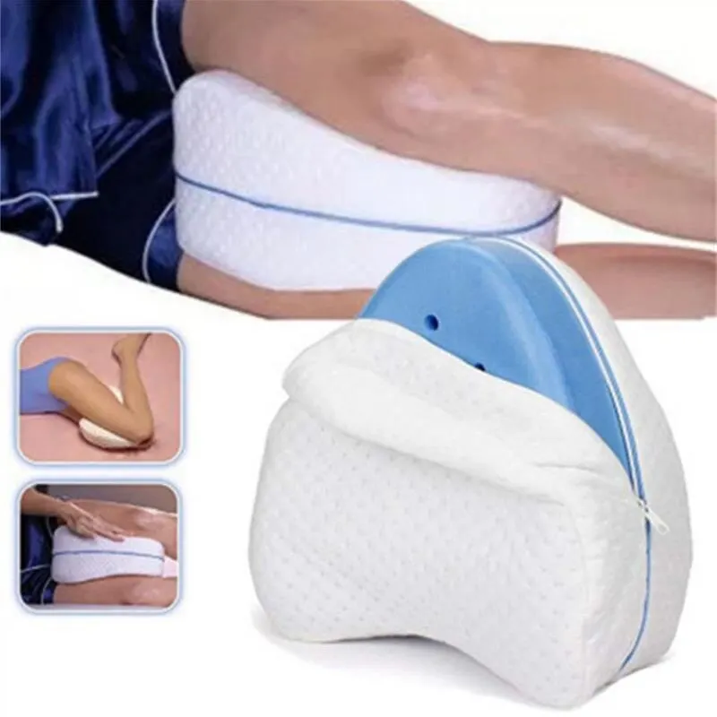 

2023 New Back Hip Body Joint Pain Relief Thigh Leg Orthopedic Sciatica Pad Cushion Home Body Memory Foam Cotton Leg Pillow