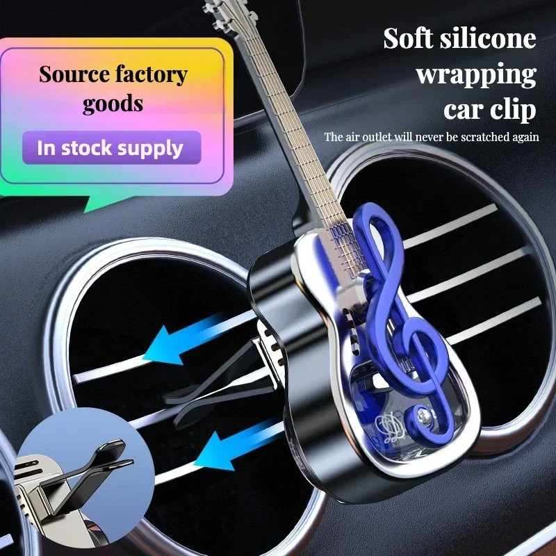 Creative Interior Decorations Guitar Styling Car Perfume Air Vent Fragrance Long-Lasting Air Freshener Car Accessories