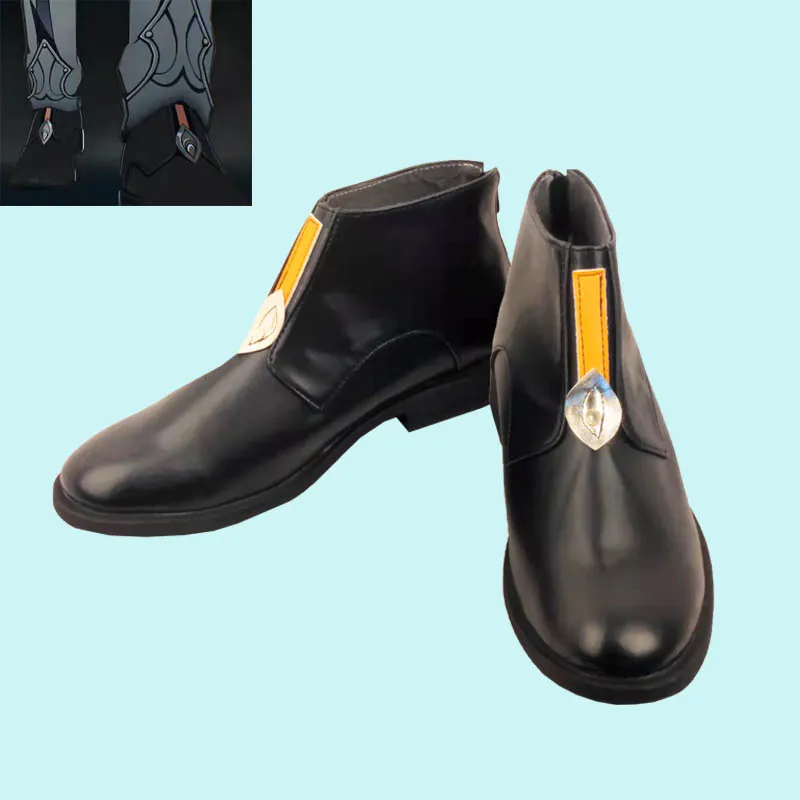 

Game Honkai: Star Rail Blade Shoes Fashion Game PU Leather Blade Cosplay Boots Party Shoes for Men Women