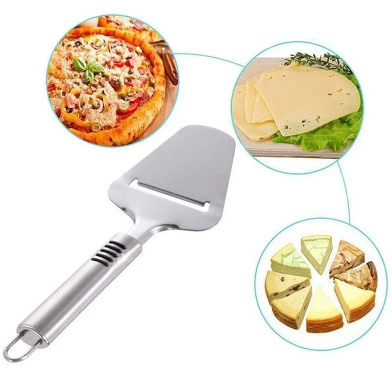 Silver Stainless Steel Cheese Peeler Slicer Butter Slicer