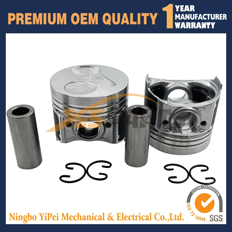 

НОВЫЙ ПОРШЕНЬ 2 комплекта со штифтом и зажимом STD 67 мм для Kubota Z482