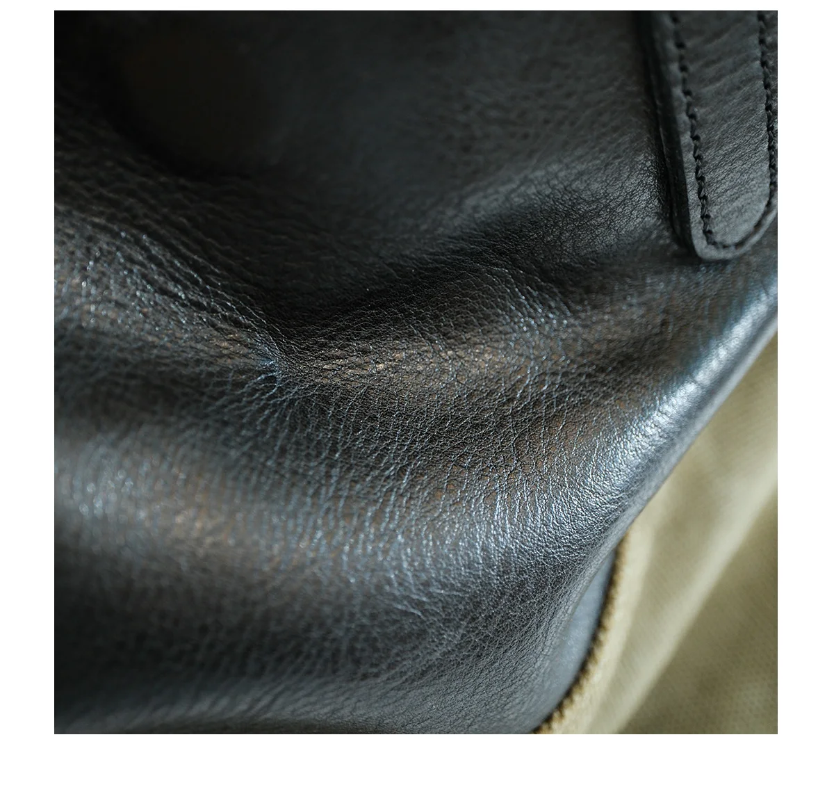 PNDME Casual Vintage Designer handgemachte Canvas Leder Damen große Kapazität Umhängetasche Outdoor Arbeit Reise Umhängetasche – Detail 14