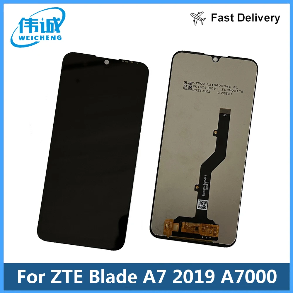 

6,09 "проверено на ZTE Blade A7 2020, ЖК-дисплей кодирующий преобразователь сенсорного экрана в сборе для ZTE A7 2020, сменный ЖК-дисплей с датчиком