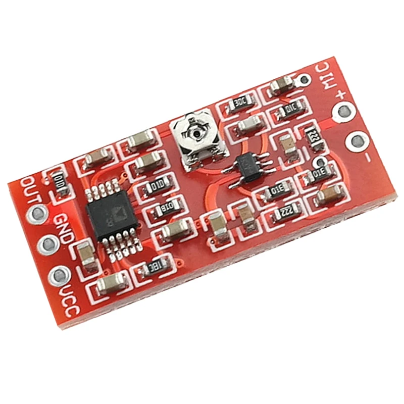 

DLHiFi MAX4466 Electret Microphone Preamplifier Module with SSM2167 Voice Compression Amp