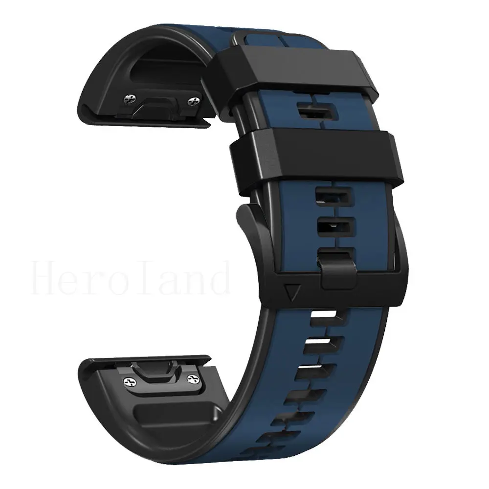 Premium Silicone Quick Release Watch Band Bracelet, 22-26MM Strap