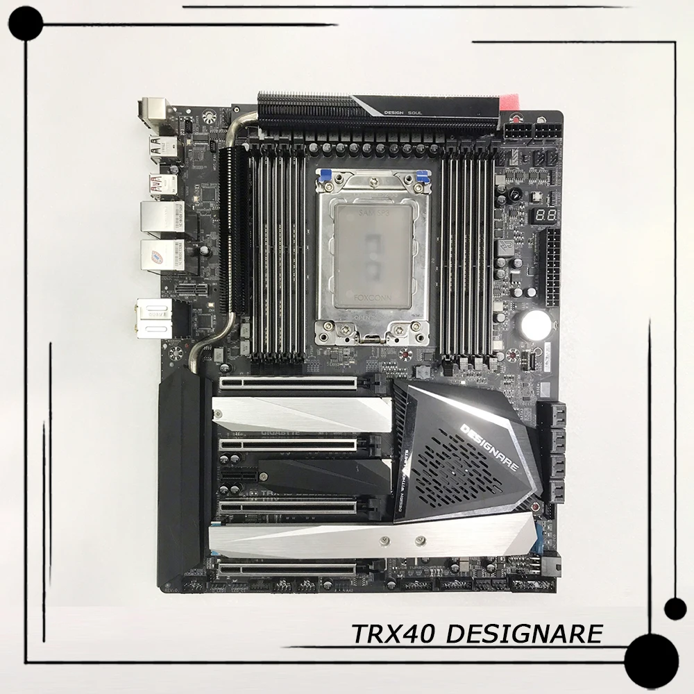

8 * DDR4 поддержка XMP 256GB 8 * SATA 3,0 XL-ATX материнская плата для Gigabyte TRX40 DESIGNARE
