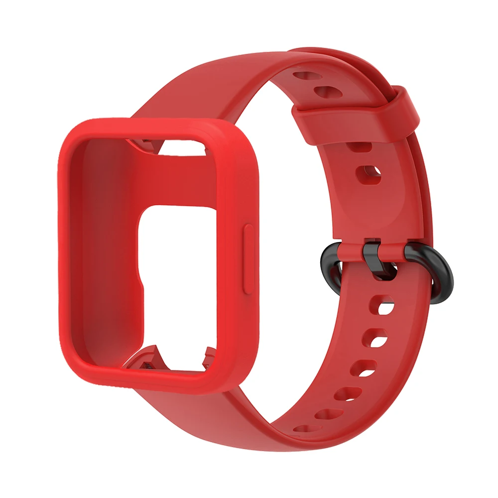 High-Quality Soft and Durable Silicone Wristband with Protective Watch Case