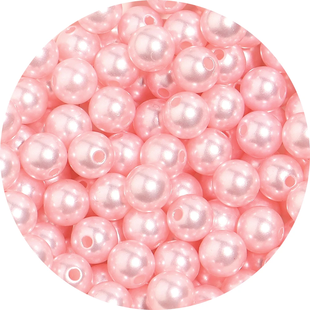Colorful Acrylic Pearl Beads