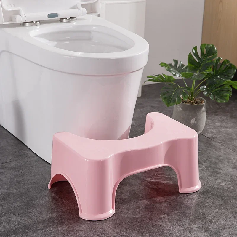 Anti-slip Footstool Toilet Squatty Step Stool Bathroom Potty Squat Aid Helper For Elderly Woman Child Relieve Constipation plastic step stool