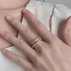Vintage Shiny Inlaid Zircon Snake Ring for Women Classic Simple Punk Animal Ring Jewelry Accessories 4