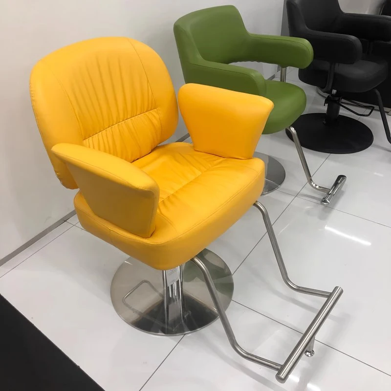 Cosmetic Swivel Salon Chair Spa Professional Beauty Hairdressing Chair Pedicure Tattoo Cadeiras Barbershop Furniture LJ50BC