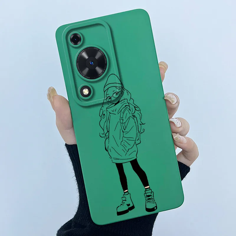 Cute Cartoon Bumper Slim Matte Silicone Protective Phone Case