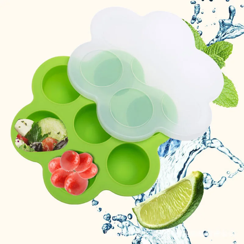 200G Large Baby Food Container Baby Fruit Breast Milk Storage Box Refrigerator Tray Potato Chips