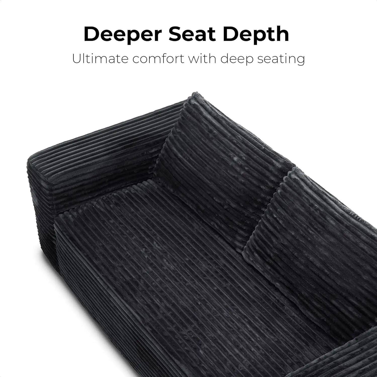 71" Loveseat Sofa, Comfy Deep Seat, No Assembly, Sofa in a Box, Modern Small Couch with Plush Fabric for Living Room