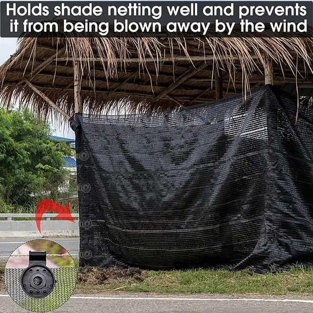 10 Db Napsütéses Klip Pe Háló Kerek Árnyék Ruhák A Madárháló Elleni Mezőgazdasági Napsütés Kerti Kiegészítők - Image 4