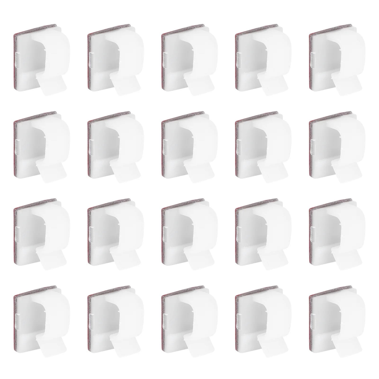 

100 Pcs Adhesive Cable Clips Wire Clips Wire Cord Holder Home Supplies Accessory
