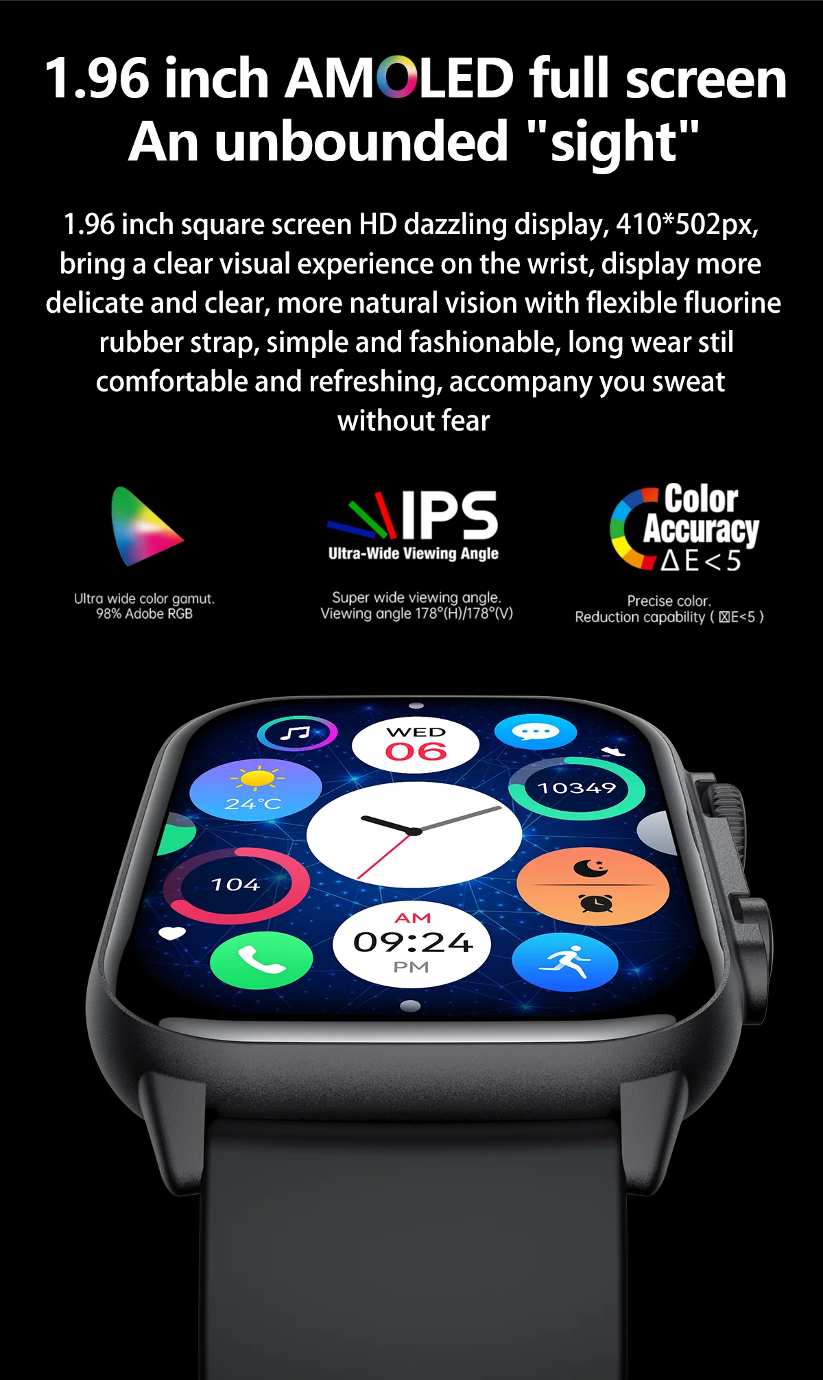 2023 HK9 Ultra Smartwatch Mens Women AMOLED HD Screen Heart Rate Blood Pressure NFC Bluetooth Call Smart Watch For Apple Huawei