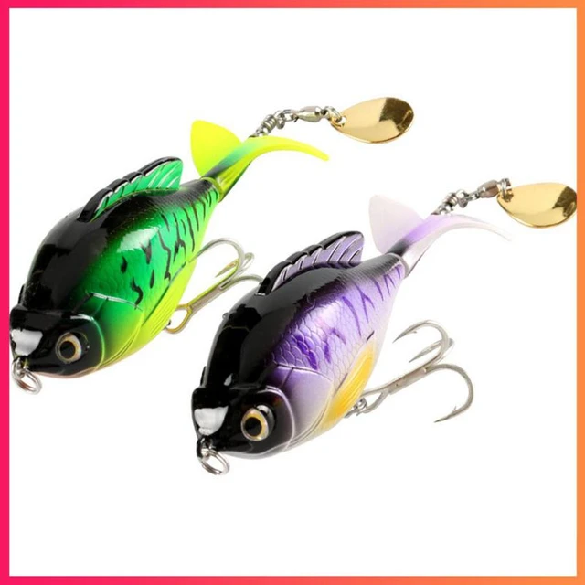 1PCS Topwater Fishing Lure 9.5/7.5cm 16.7/6.5g Wobbler Artificial