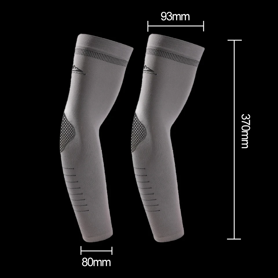 1 Pair Outdoor Sunscreen Sleeves Sports Ice Silk Anti-UV Breathable Fishing Bike Hiking Climbing Running Arm Guard Men Women Sun Protection Arm Sleeves Arm Sleeves Cooling Arm Sleeves