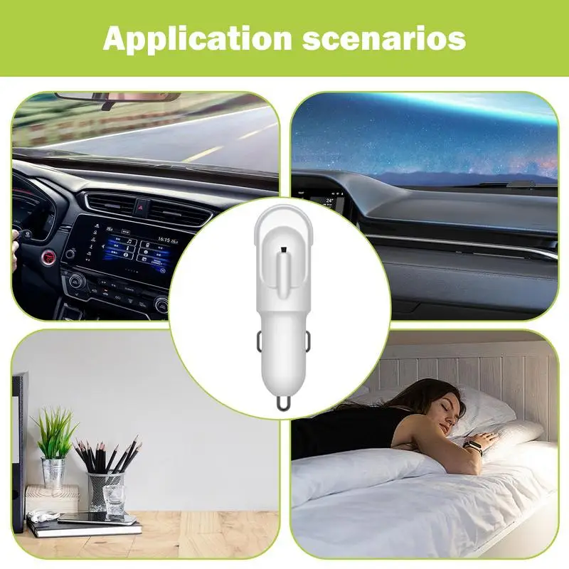 Auto Ionizer Car Air Purifier Portable Ionic Air Freshener Filter Car Purification Filters For Dust And Pet Odors Interior