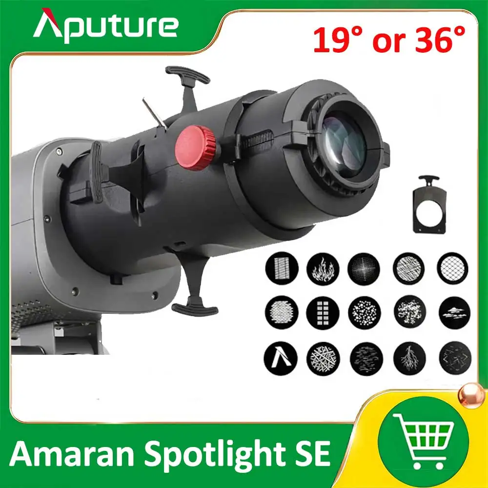 【DO BRASIL】Aputure Amaran Spotlight SE Kit 19° or 36° Bowens Mount Point-source Lens Modifier for Amaran 300c Amaran 150c