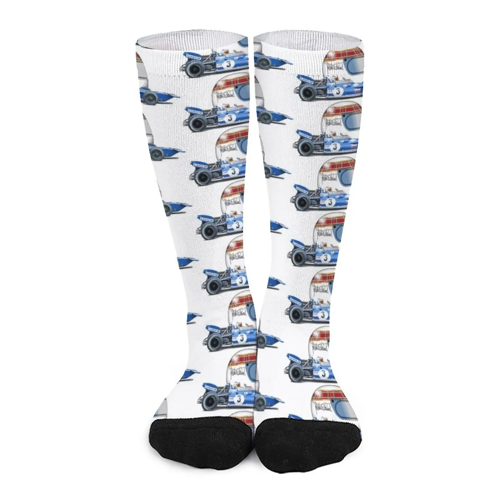 Jackie Stewart Tyrrell 001 '1970–71 F1 Racer Socks Socks female Women socks Men gift Wholesale