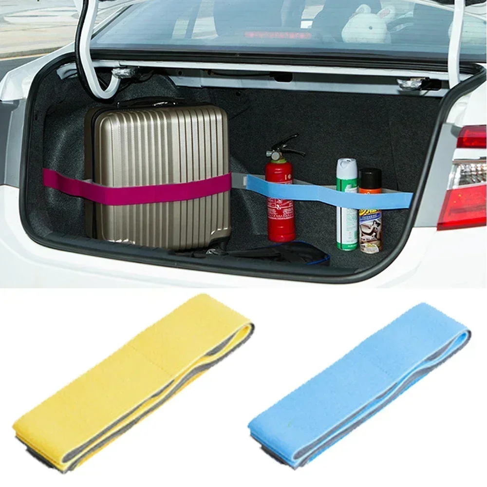 Car Trunk Storage Fixed Belt Magic Stickers For Toyota Chr Corolla E150 Aygo Yaris Avensis T25 Hilux Land FJ Cruiser 200 Verso