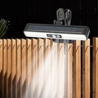 Nouvelles lampes solaires à détecteur de mouvement à clipser pour extérieur, étanches, lampes solaires pour clôture extérieure avec 36 LED, lumière de sécurité portable à énergie solaire 1