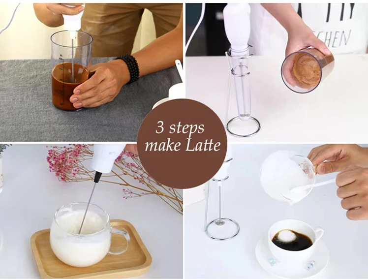 Multifunctional Electric Mini Milk Frother Portable Eggbeater Blender Food Mixing Stirrer Foamer Automatic For Coffee Milkshake