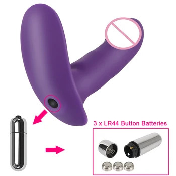 IKOKY Silicone Vibrator Vaginal Massage Wearable Dildo Adult Sex Toys for Woman Female Masturbator G Spot Clitoris Stimulator 2