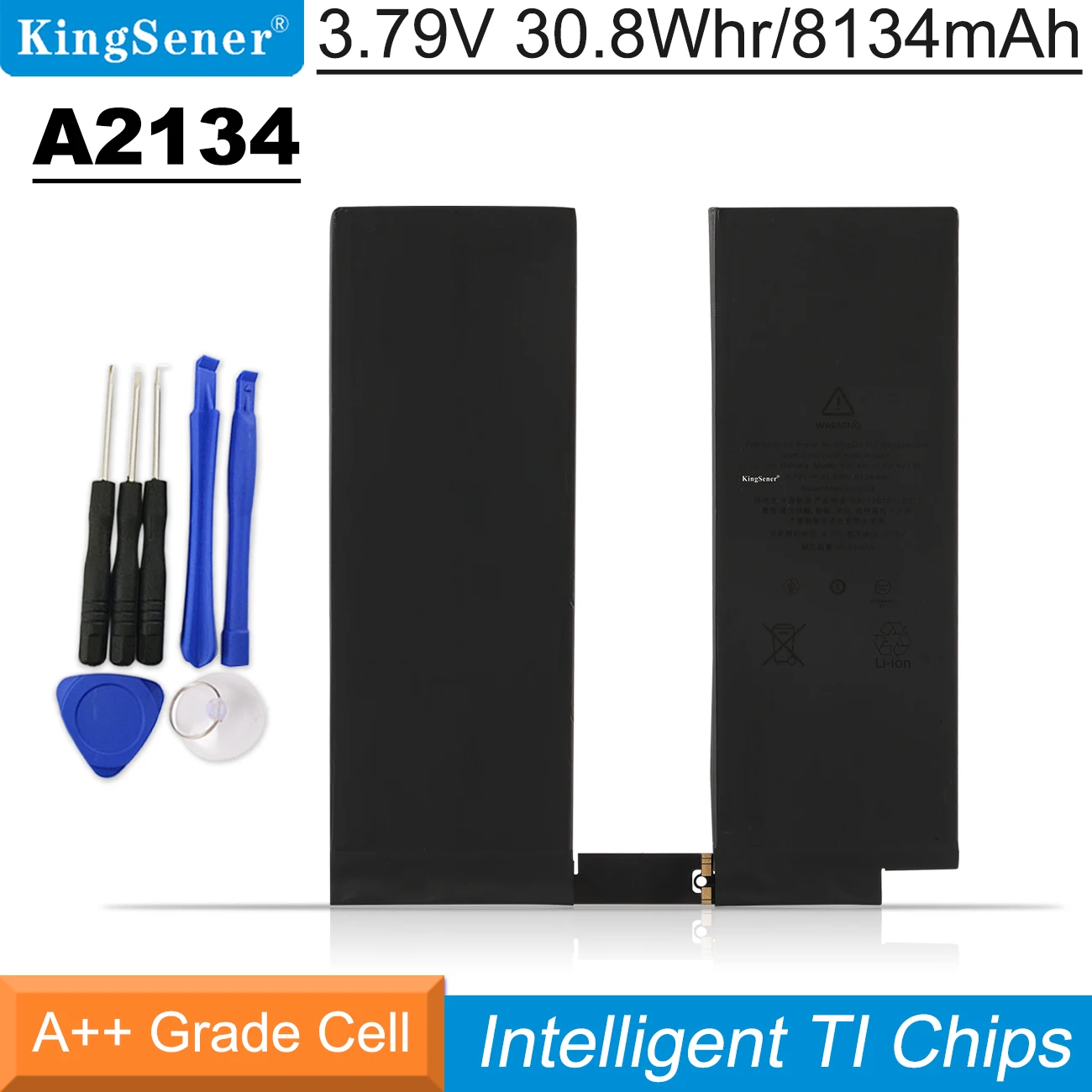 Kingsener-bateria para Tablet Air 10.5 A2123 A2152 A2153 A2154 3.79v 30. 8134mah Ferramentas Gratuitas A2134