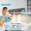 Cabinet Range Hood 36 Inch with Voice/Gesture/Touch Control, 900 CFM Kitchen Hood Vent with 4-Speed Exhaust Fan 2