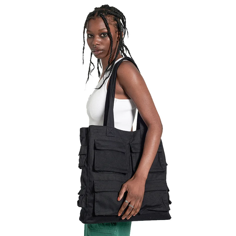 

Новая сумка-тоут с инструментами, одинаковая для мужчин и женщин, сумка через плечо из нейлоновой ткани большой вместимости, многофункциональная сумка с карманом.