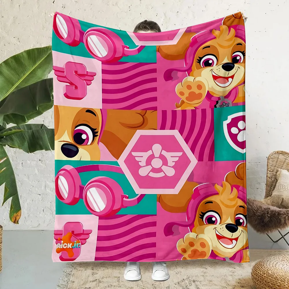 Hot Animation Patrols Printed Blanket Picnic Blankets Warm Blanket Soft and Comfortable PAWs Blanket Home Travel Birthday Gift 4