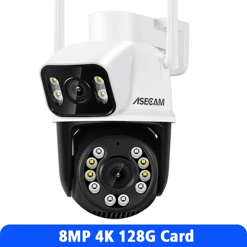 8MP 4K Wifi Camera PTZ Dual Screen AI Human Detection Auto Tracking Outdoor ONVIF CCTV Security Surveillance Camera ICSee - Image 14