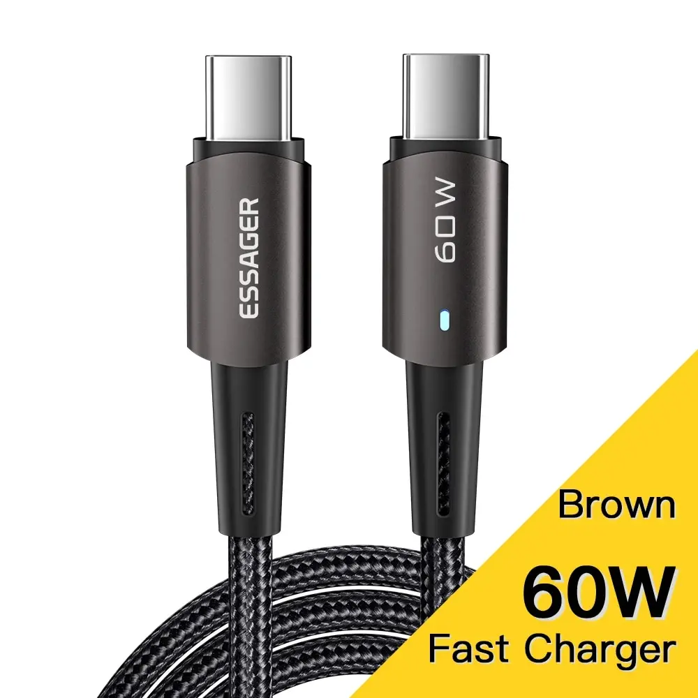 Essager PD100W 60W Type C C to C Cable Fast thumbnail 5