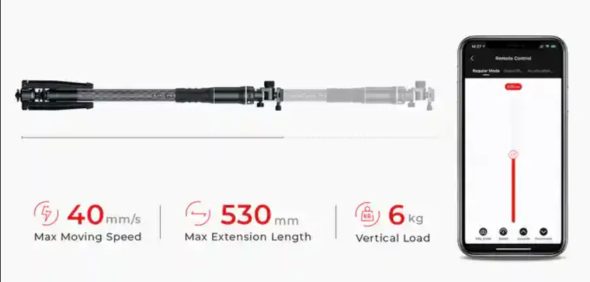 Slypod Pro 3-in-1 Electric Motorized Slider Monopod optional carbon Fiber Extens