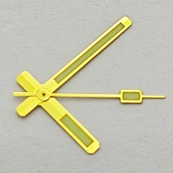 Premium Multicolor Luminous Watch Hands (Gold - Green)