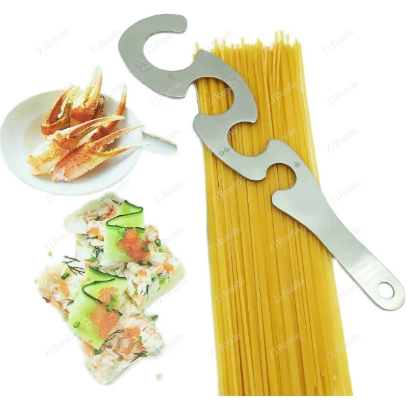 L Stainless steel measuring tool Italian noodle ruler Western restaurant kitchen supplies Noodle S-shaped Italian noodle ruler