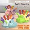 Hippo Montessori Biomimetic Toys Baby Concentration Training Puzzle Toys Fine Motor Sensory spelling Toys for Kids gift 1 year 3 1