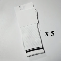 Women's Breathable Retro - Style Yoga & Sports Socks (5 pairs white)