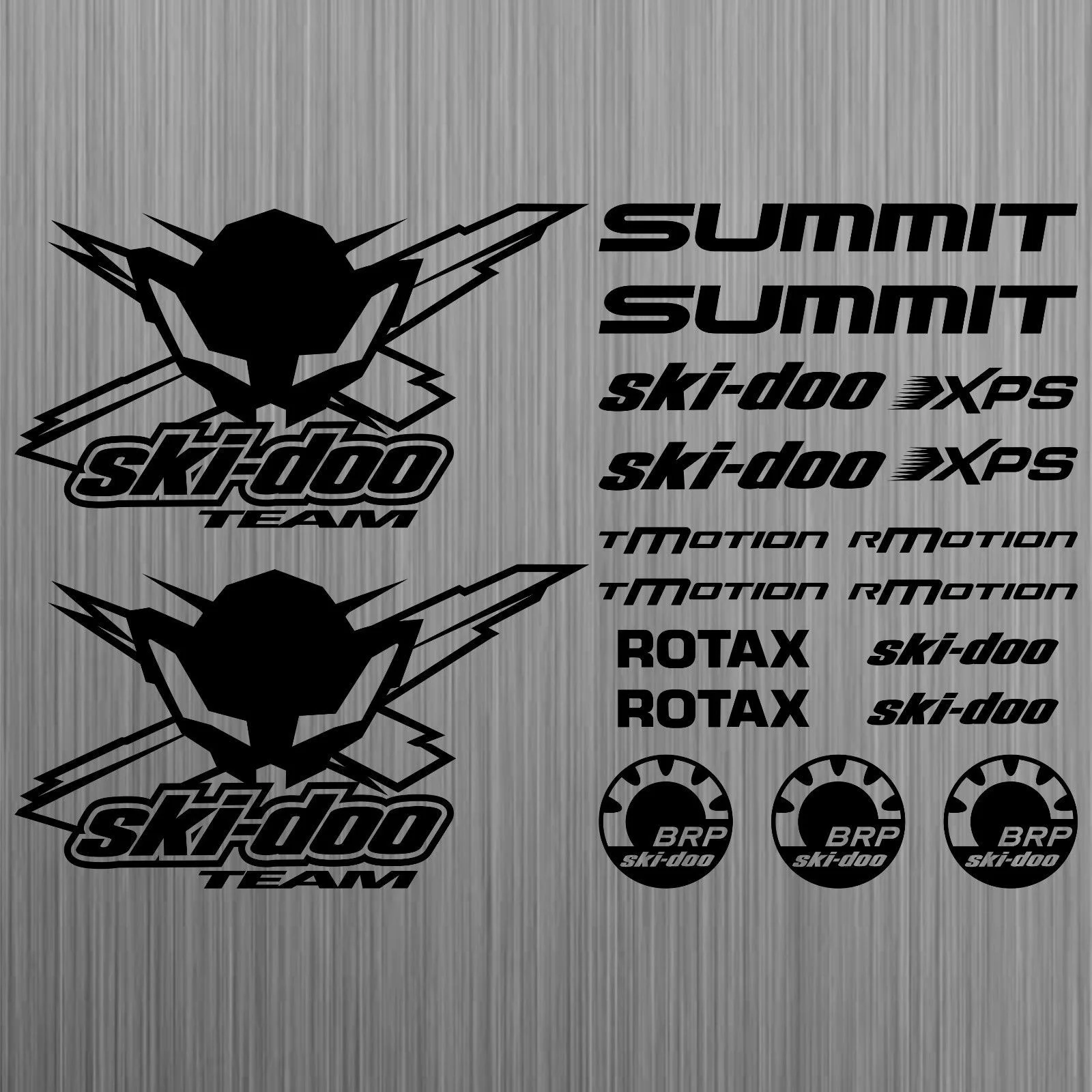 

For skidoo summit team bee BRP sticker snowmobile 19 Pieces Car Styling