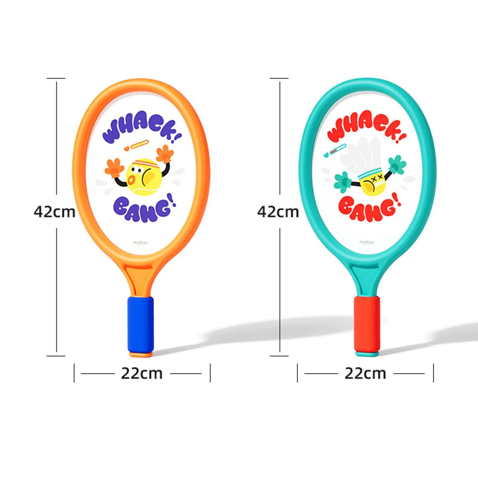 Tennis Racket Set for Children Badminton Game Interactive Toy for Girls Boys Starter Players Outdoor Indoor Sports Toddlers Kids