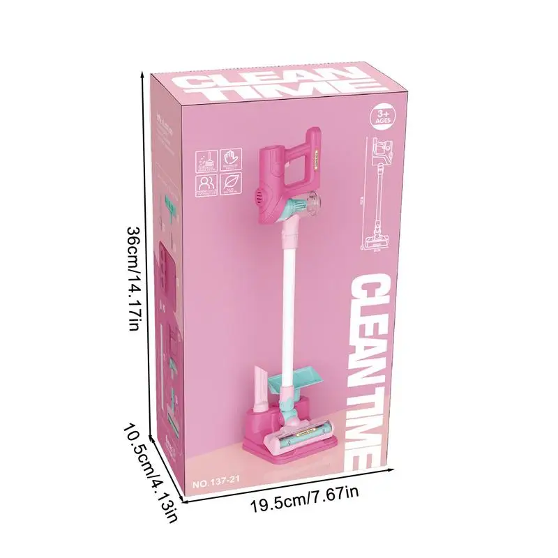 Electric Vacuum Cleaner For Kids Electrical Toy Vacuum For Boys Girls Pretend Fun Early Learning Children House Cleaning Vacuum 6