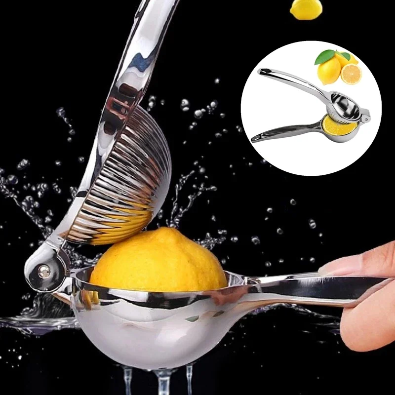 Manual Lemon Squeezer Zinc Alloy Orange Squeezer Juicer Fruit Juice Citrus Press Machine Handle Press Lemon Clip Kitchen Gadgets