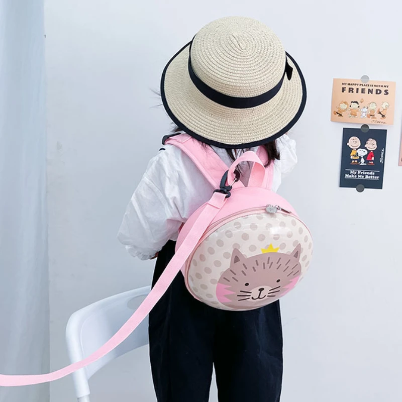 Cute Dinosaur Children Small Backpacks 2022 New Eggshell Snack Backpack In Kindergarten Anti Loss Traction Baby School Bags Hot