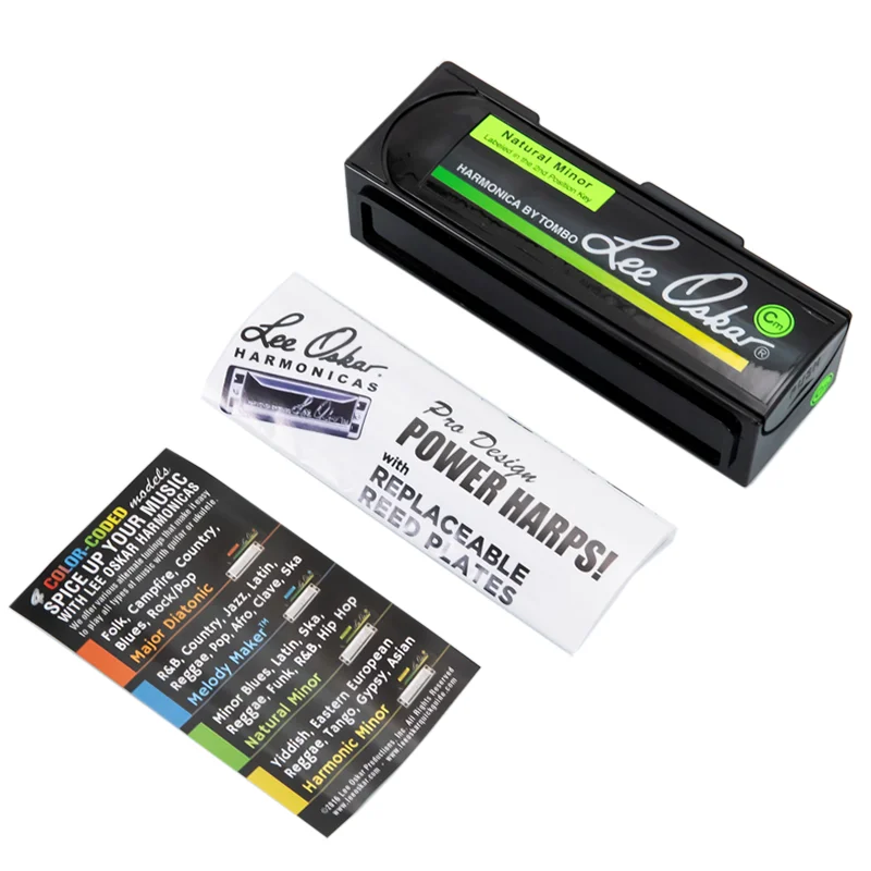 Tombo Lee Oskar 1910 Natural Minor Diatonic Harmonica 10 Holes Blues Harp Mouth Organ Armonica Professional Musical Instruments, diatonic harmonica