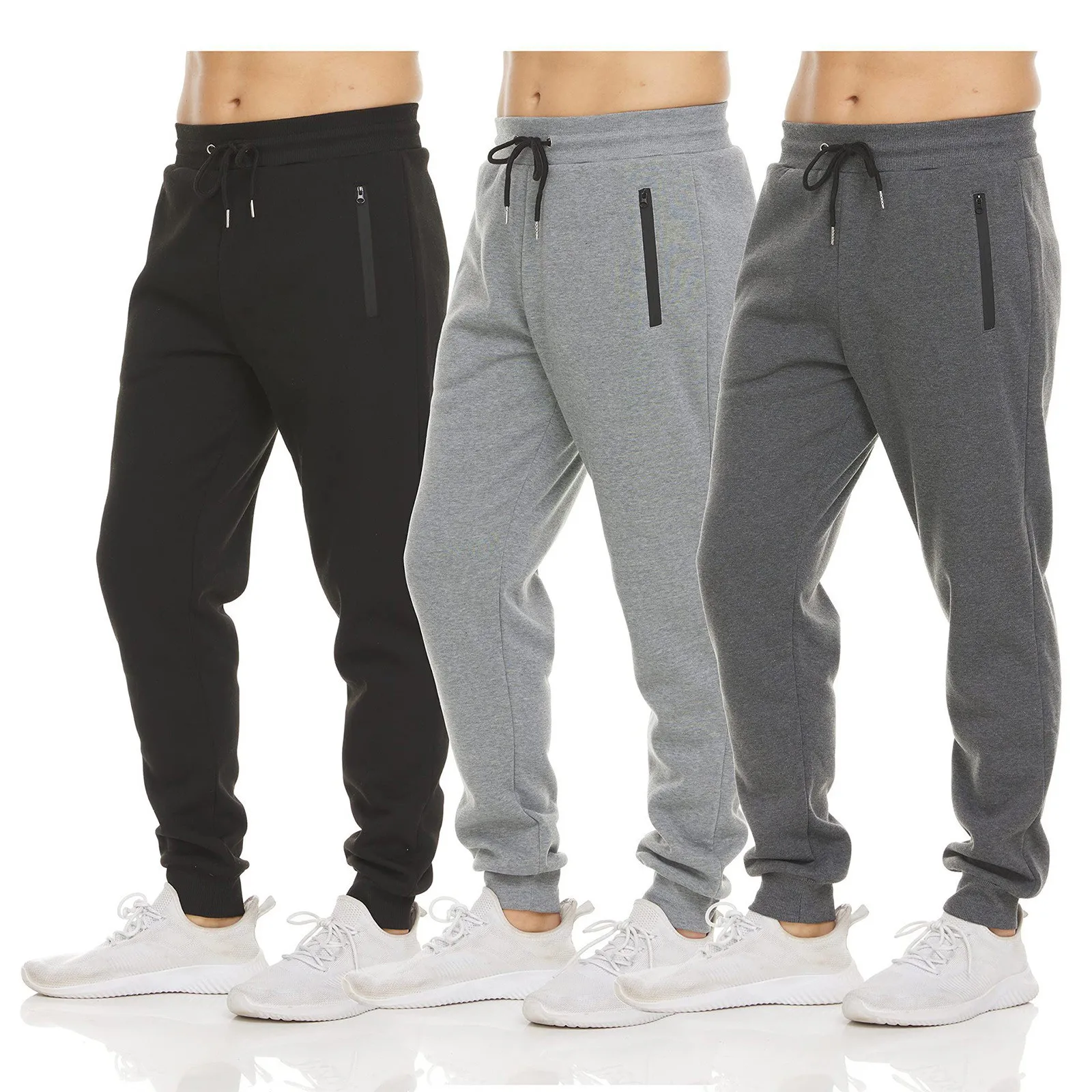 

2023 New Sweatpants Autumn Winter Men Running Joggers Drawstring Sweatpant Sport Casual Trousers Fitness Breathable Pant Hombre