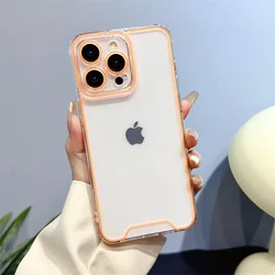 Luxury Luminous Neon Fluorescent Bumper Case with Lighting Effects - iPhone 12 Pro Max (Orange)